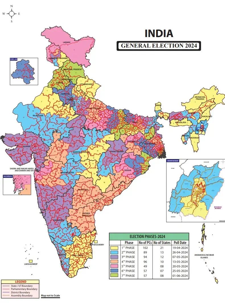Bihar Lok Sabha Election 2024 Date, Phases & Latest Updates